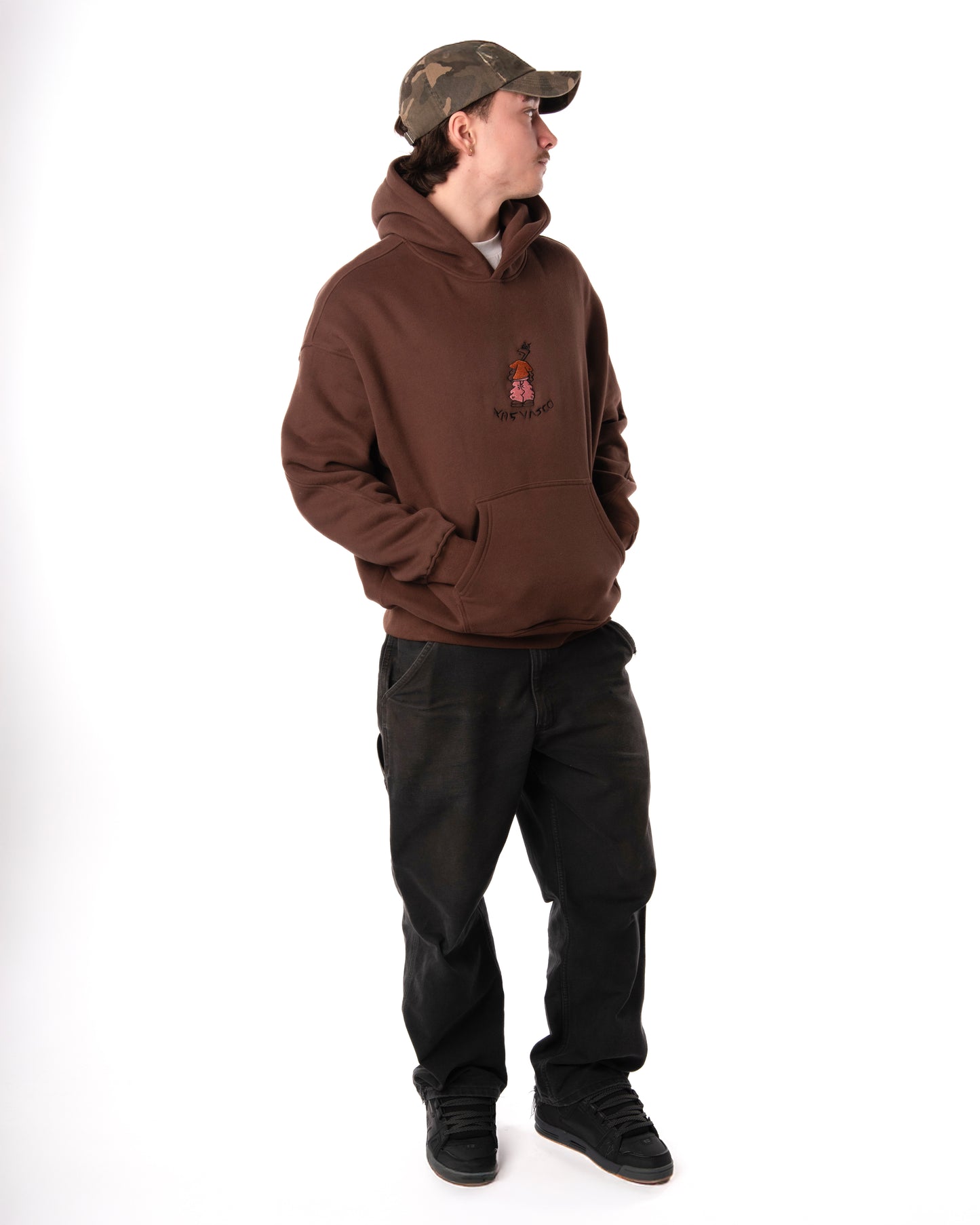 Brown Hoodie | Xas Vasco