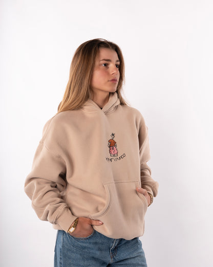 Cream Hoodie | Xas Vasco