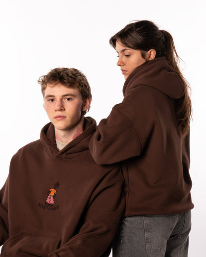 Brown Hoodie | Xas Vasco