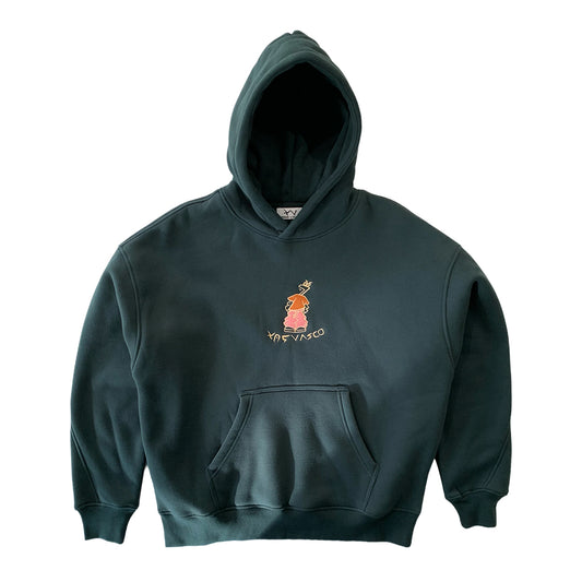 Forest Green Hood | Xas Vasco